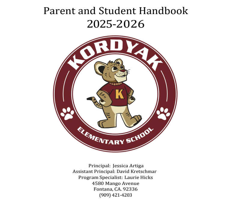  Parent and student Handbook